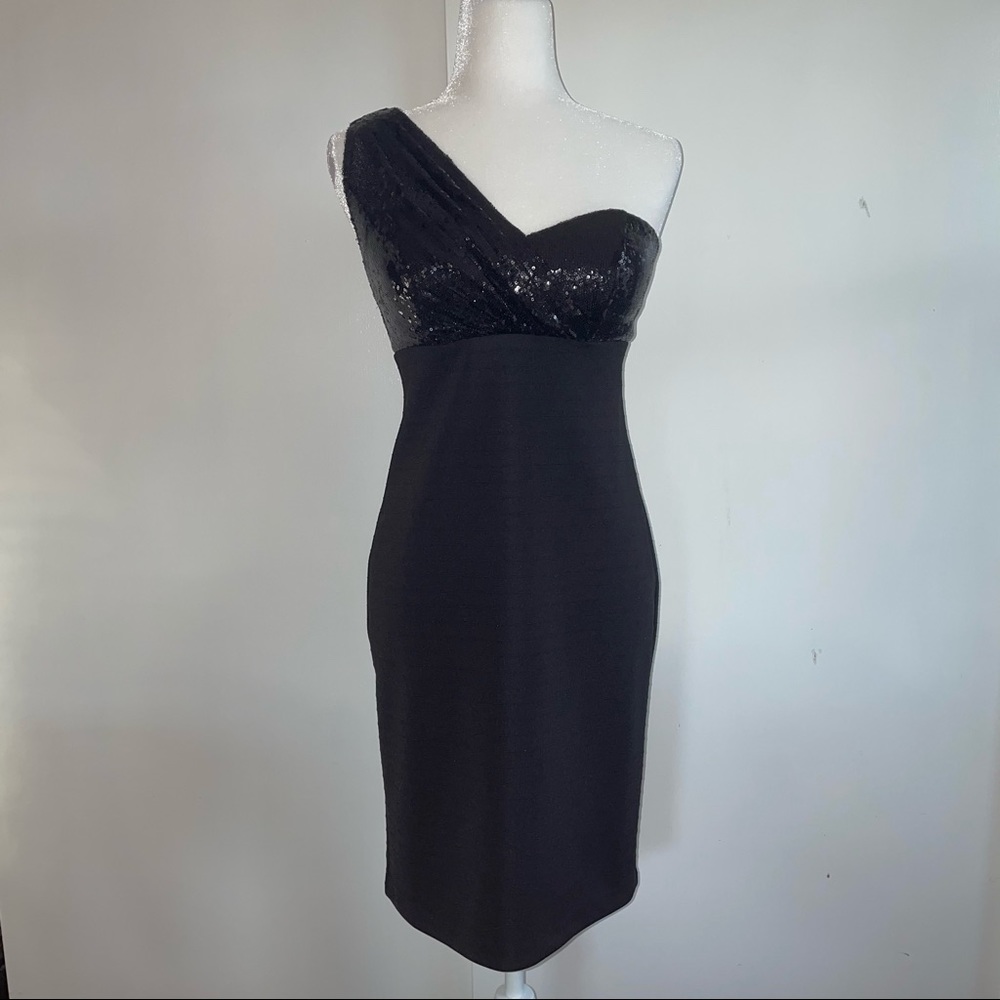 Xscape by Joanna Chen One Shoulder Cocktail Dress